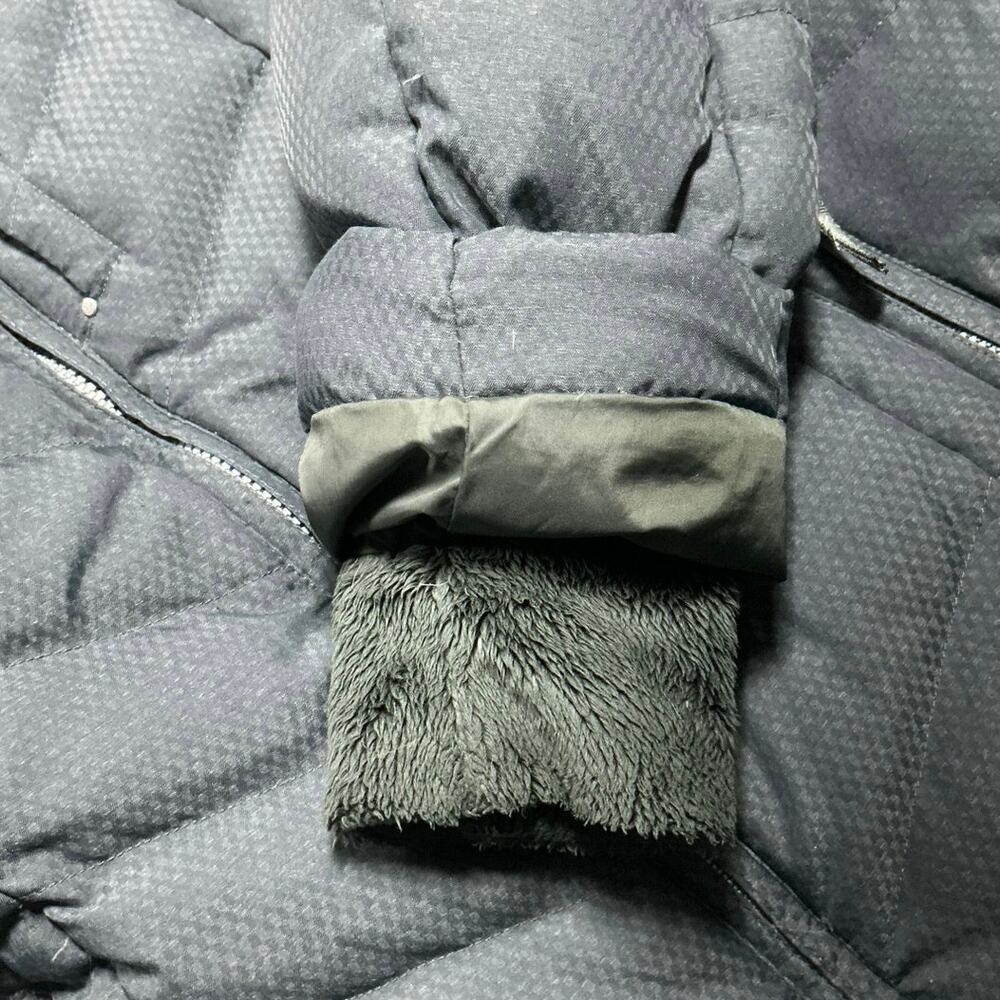 EDDIE BAUER Sun Valley 80% Down Long Parka Sz Small Dark Gray Warm Winter Coat - Picture 9 of 12